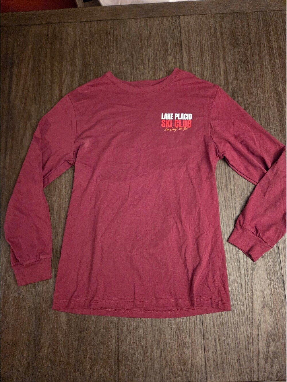 MAD Engine Lake Placid Ski Club Long Sleeve T-Shirt Small NWOT